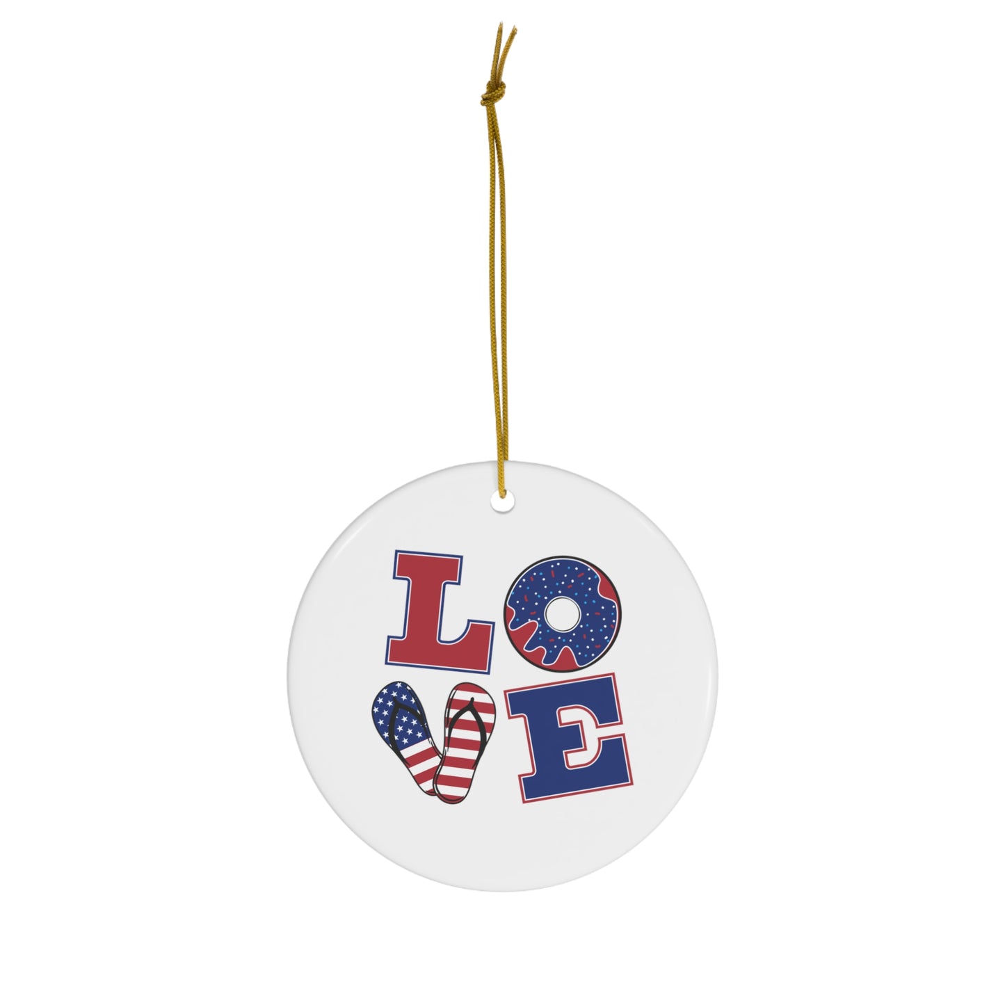 Ceramic Ornament, Love