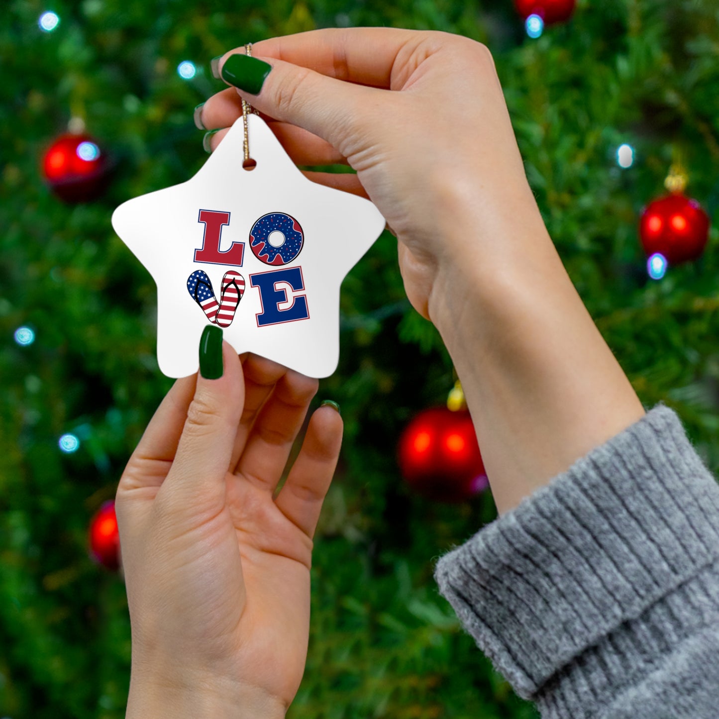 Ceramic Ornament, Love