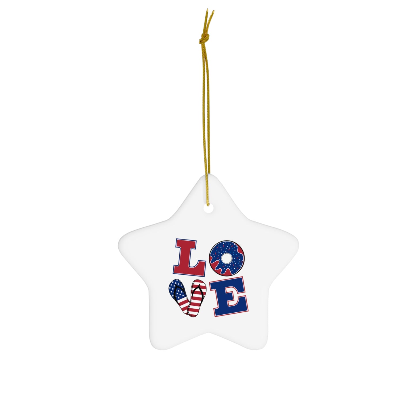 Ceramic Ornament, Love