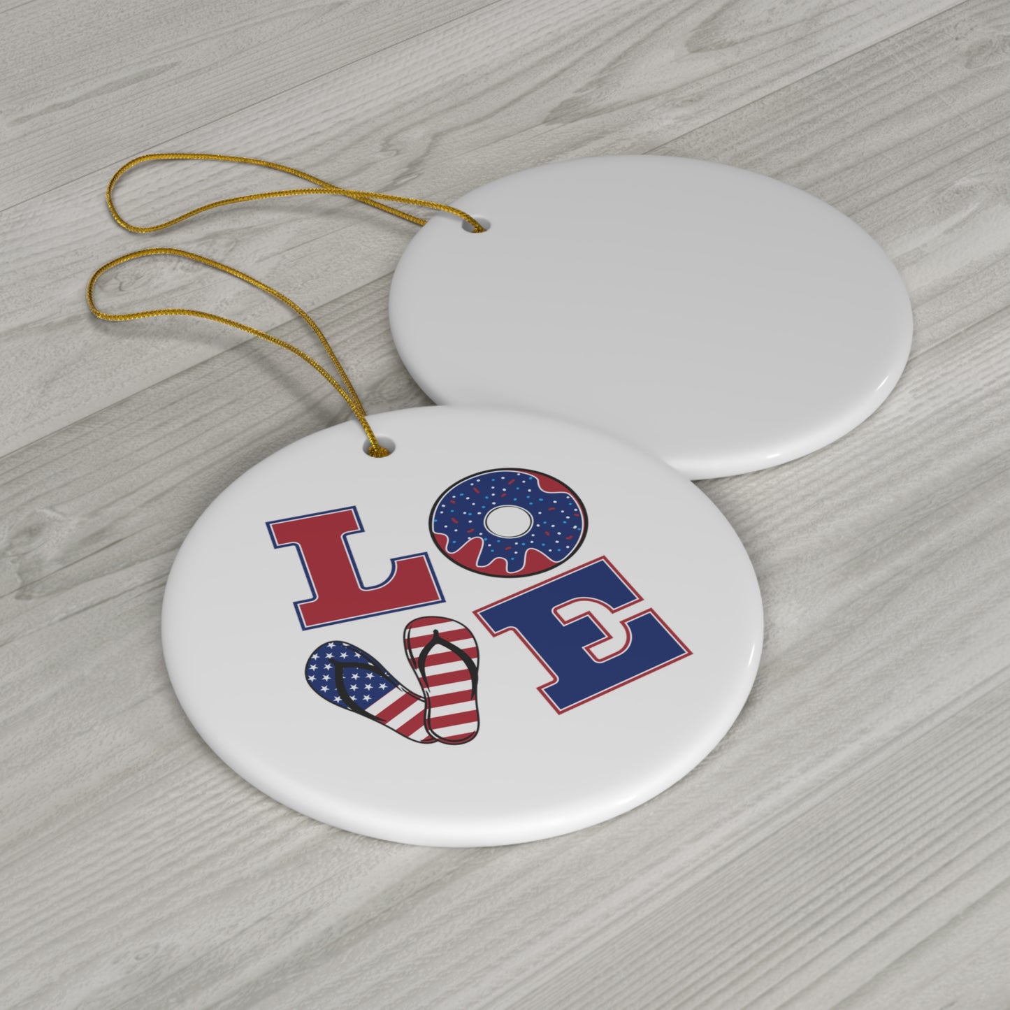 Ceramic Ornament, Love