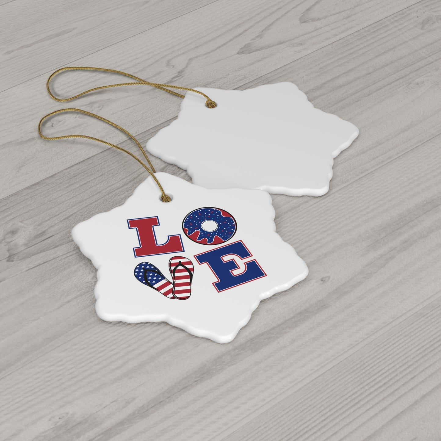 Ceramic Ornament, Love