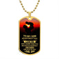 To Son Military Ball Chain - I hope you believe in yourself