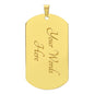 To Son Military Ball Chain - I hope you believe in yourself