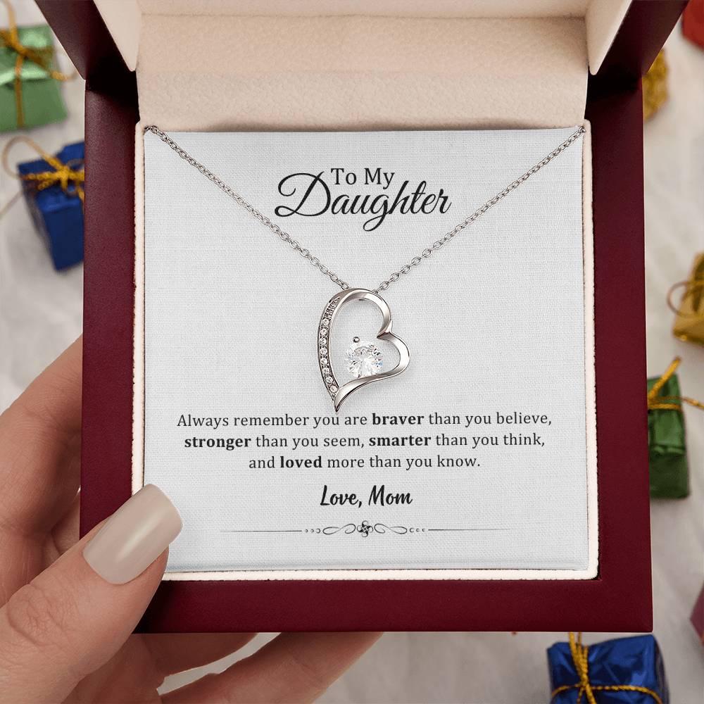 004 - TO DAUGHTER FROM MOM - FOREVER LOVE NECKLACE