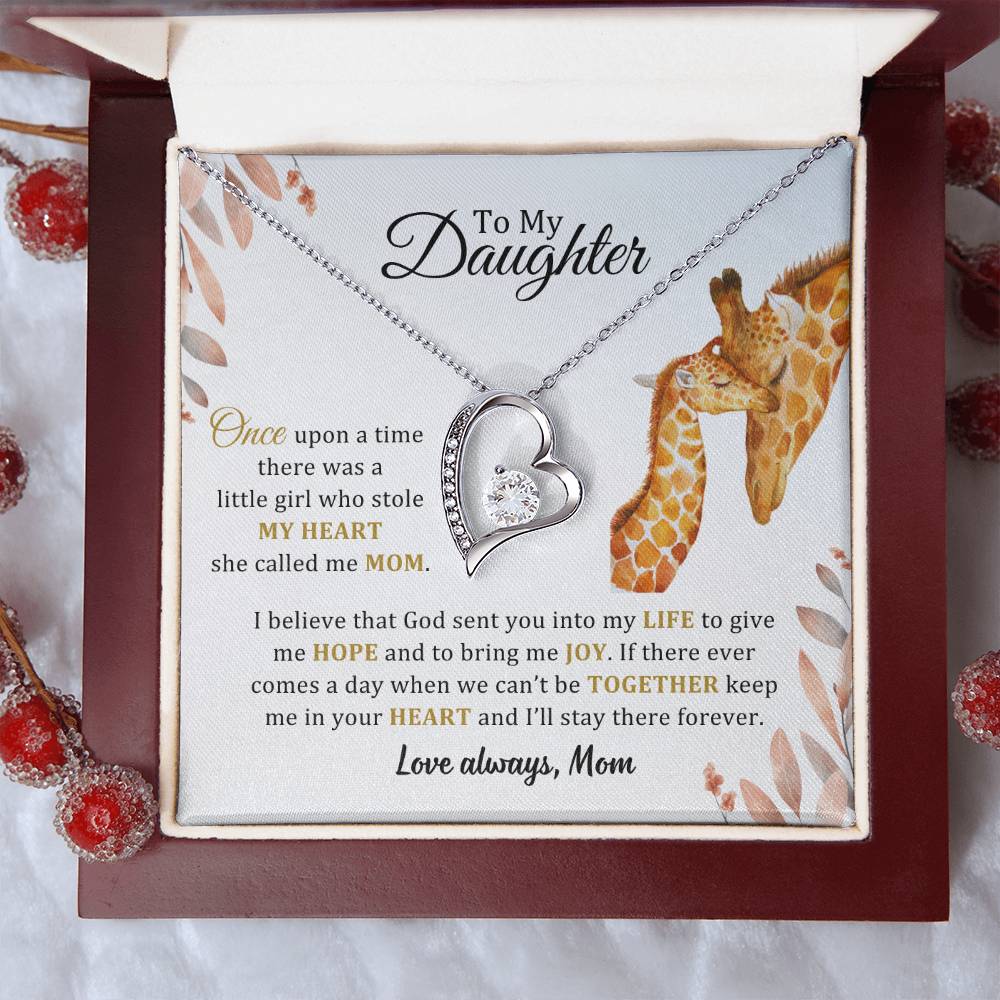005 - TO DAUGHTER FROM MOM - FOREVER LOVE NECKLACE
