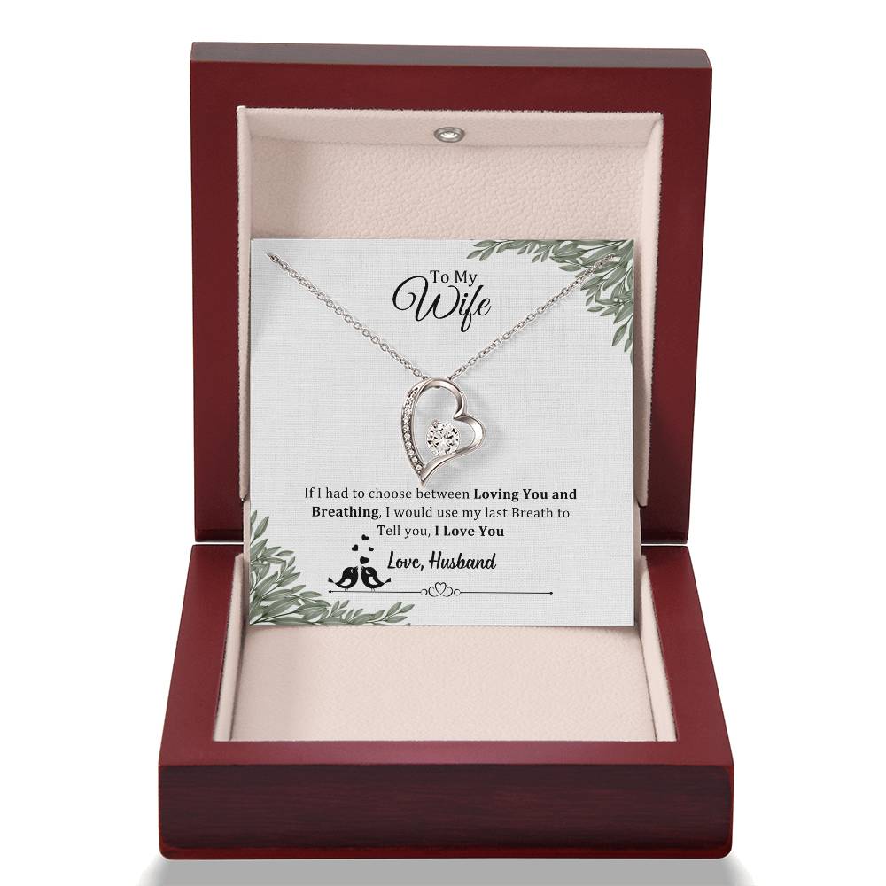 006 - TO WIFE FROM HUSBAND - FOREVER LOVE NECKLACE