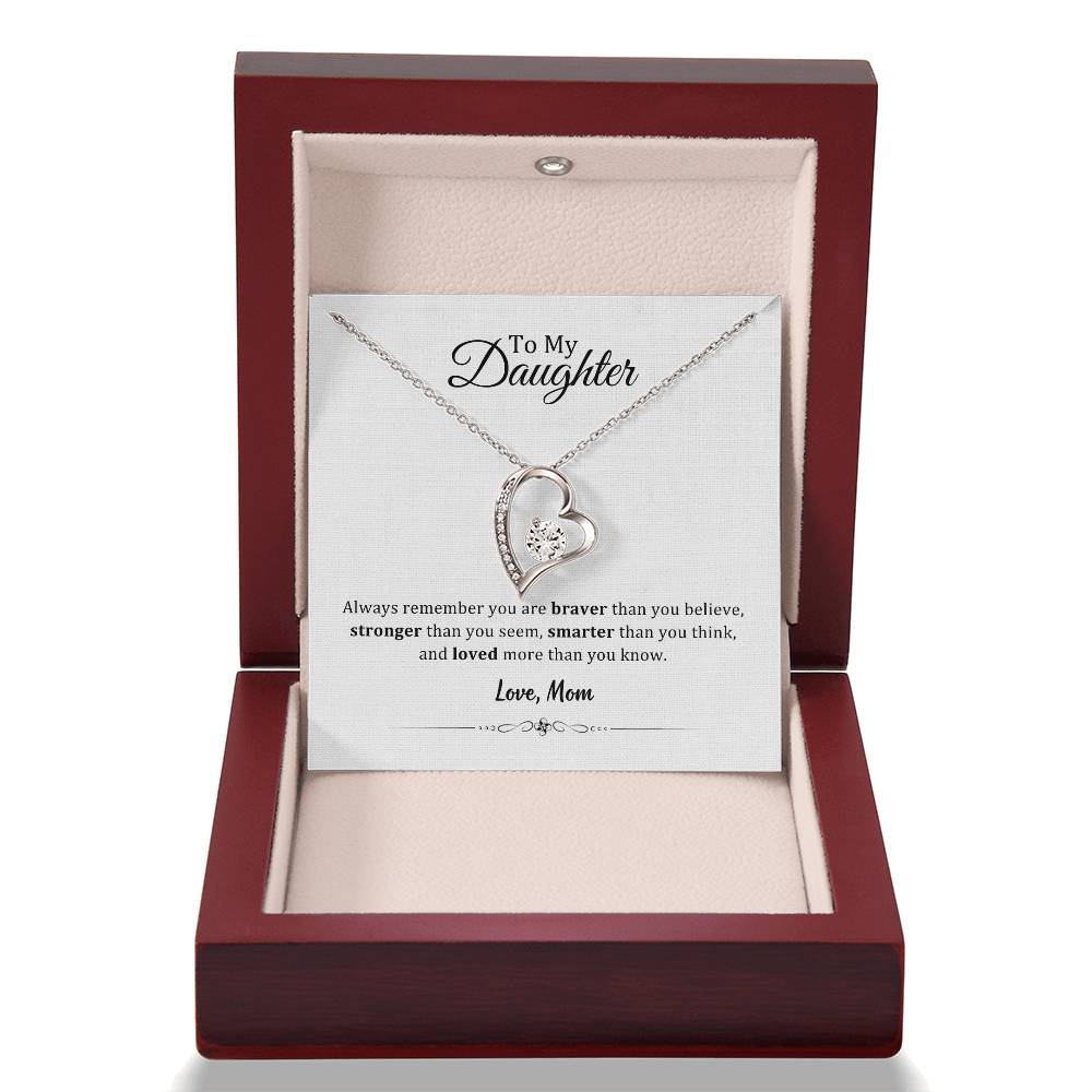 004 - TO DAUGHTER FROM MOM - FOREVER LOVE NECKLACE