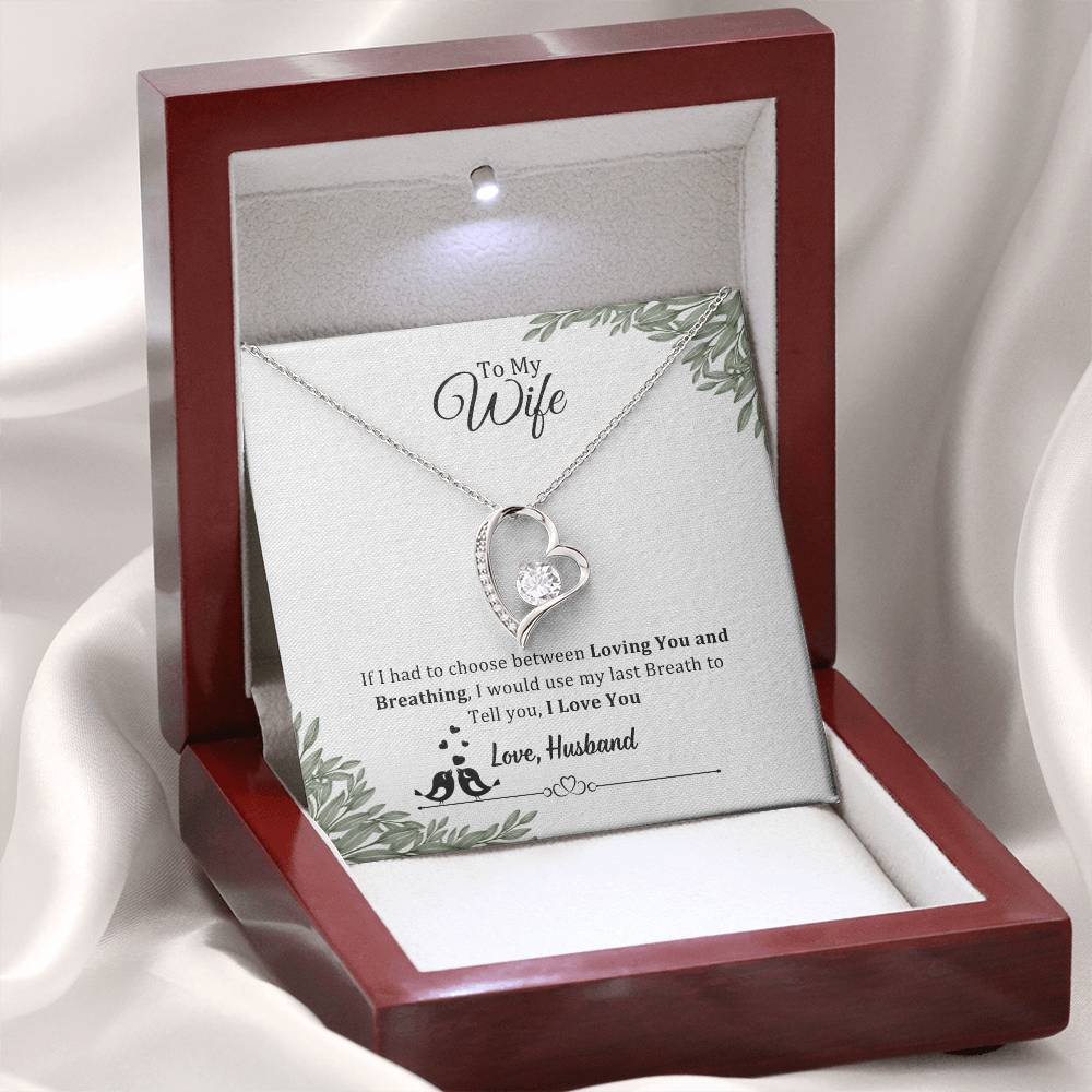 006 - TO WIFE FROM HUSBAND - FOREVER LOVE NECKLACE