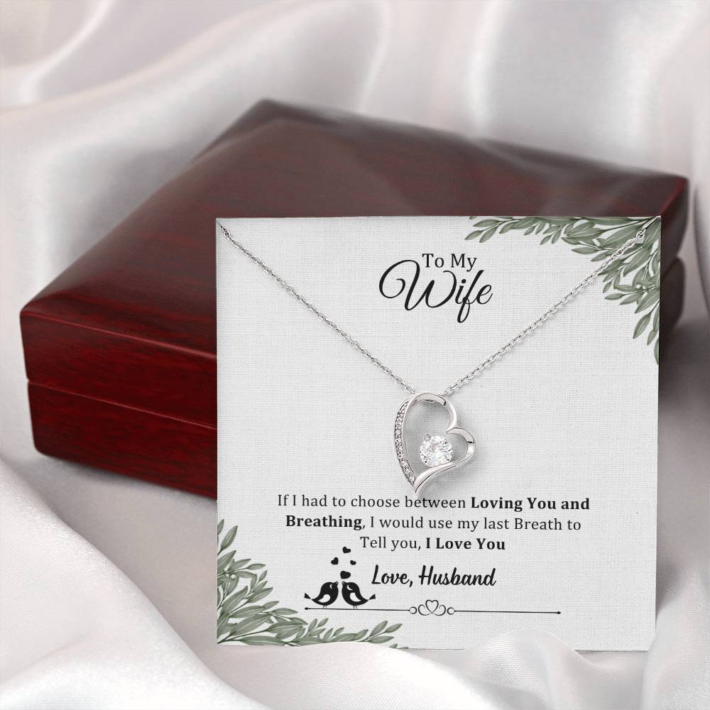 006 - TO WIFE FROM HUSBAND - FOREVER LOVE NECKLACE