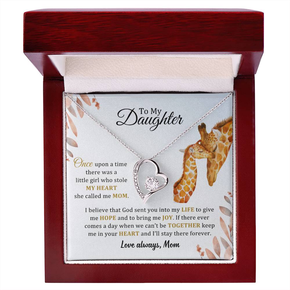 005 - TO DAUGHTER FROM MOM - FOREVER LOVE NECKLACE