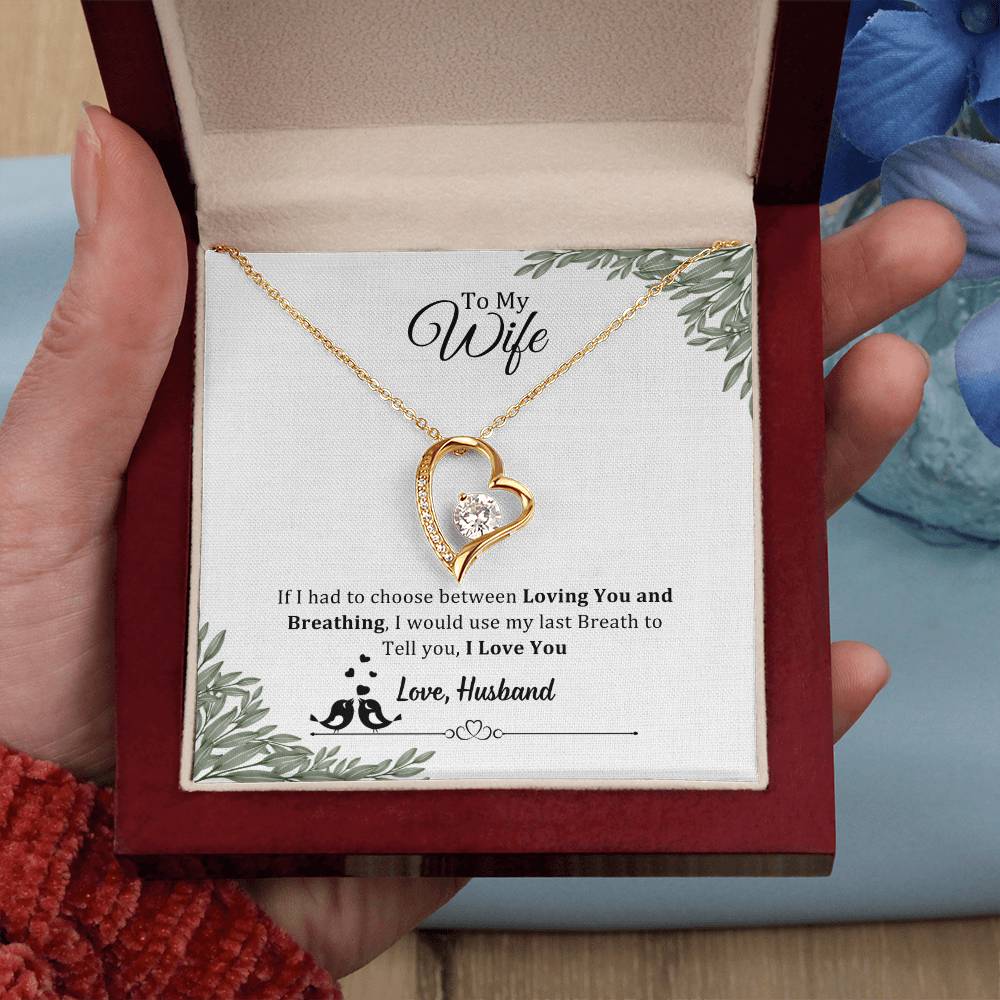 006 - TO WIFE FROM HUSBAND - FOREVER LOVE NECKLACE