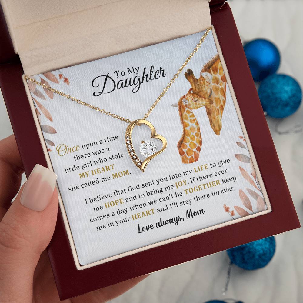 005 - TO DAUGHTER FROM MOM - FOREVER LOVE NECKLACE