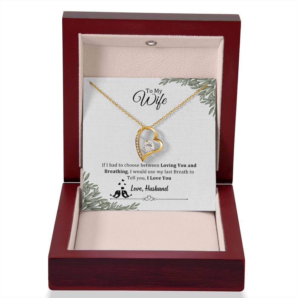 006 - TO WIFE FROM HUSBAND - FOREVER LOVE NECKLACE