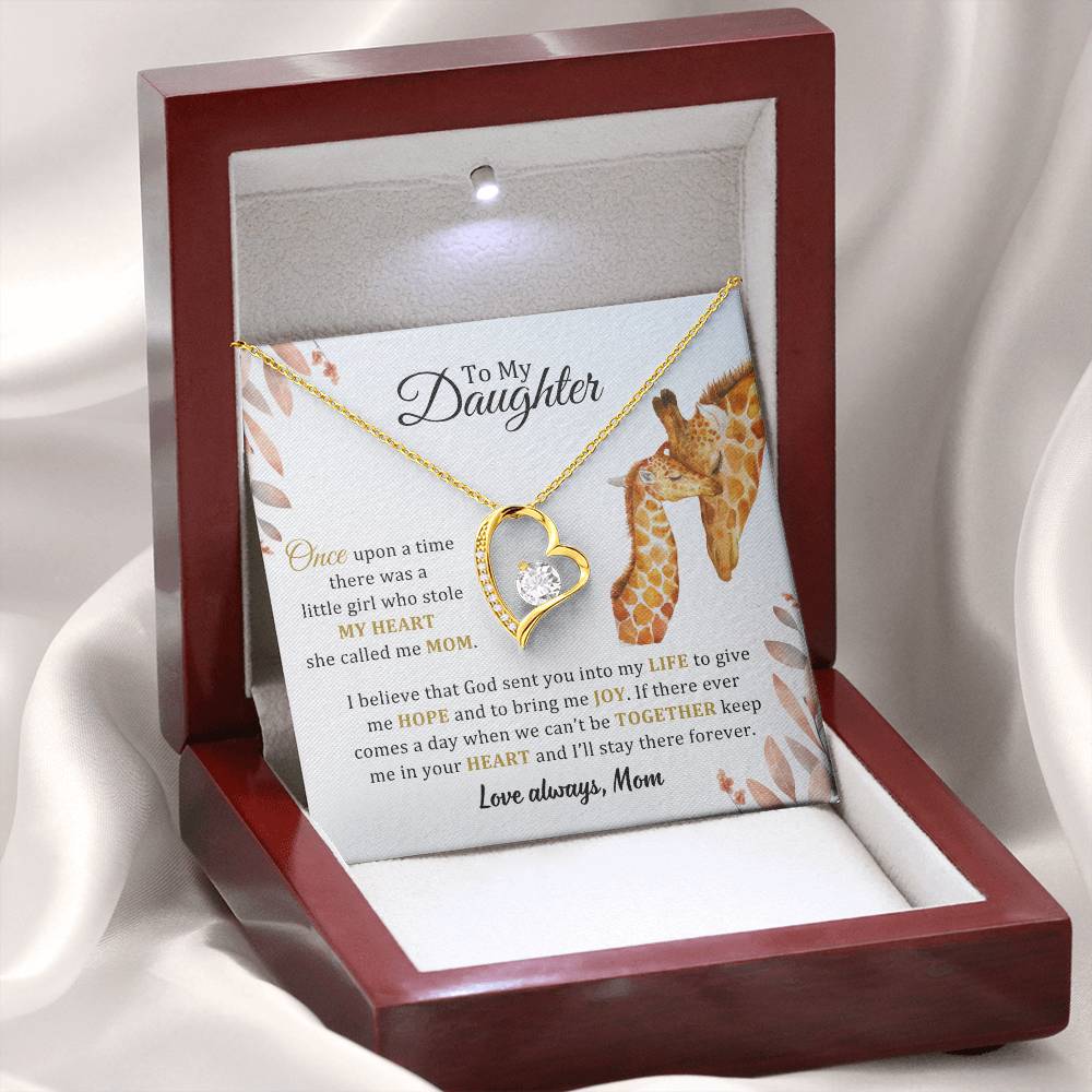 005 - TO DAUGHTER FROM MOM - FOREVER LOVE NECKLACE