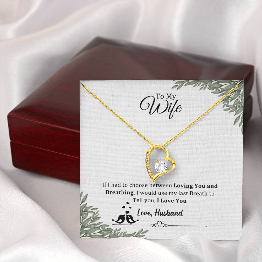 006 - TO WIFE FROM HUSBAND - FOREVER LOVE NECKLACE