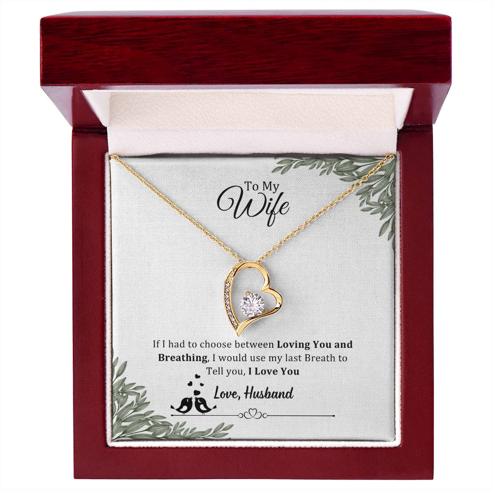 006 - TO WIFE FROM HUSBAND - FOREVER LOVE NECKLACE