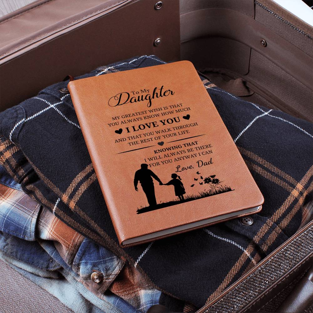 Daughter Gifts - My greatest wish is that you always know how much I love you and that you walk through the rest of your life