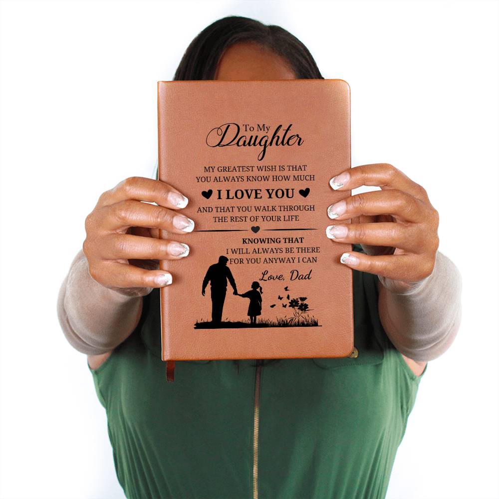 Daughter Gifts - My greatest wish is that you always know how much I love you and that you walk through the rest of your life