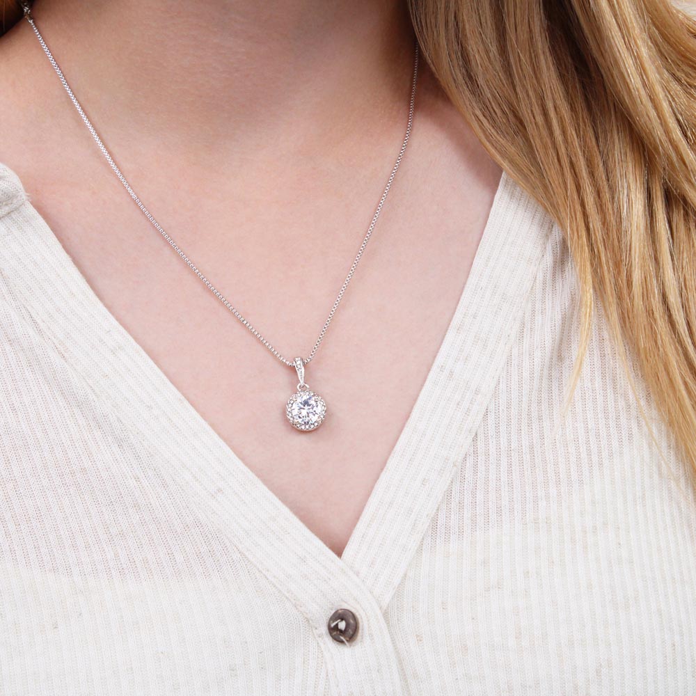 Christmas Gifts, To Daughter, Eternal Hope Necklace, You Are Braver Than You Believe, Stronger Than You Seem