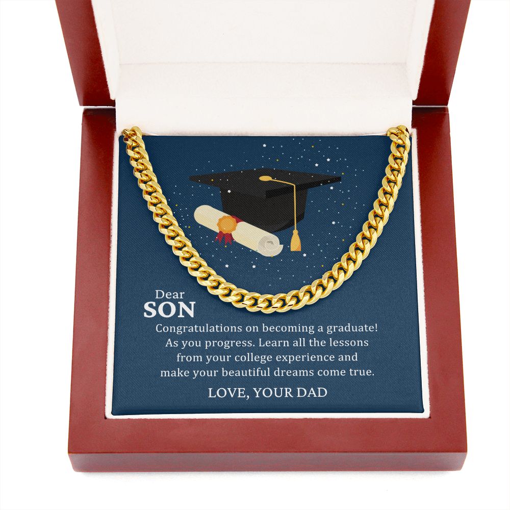 Son Gifts - Congratulations on becoming a graduate!