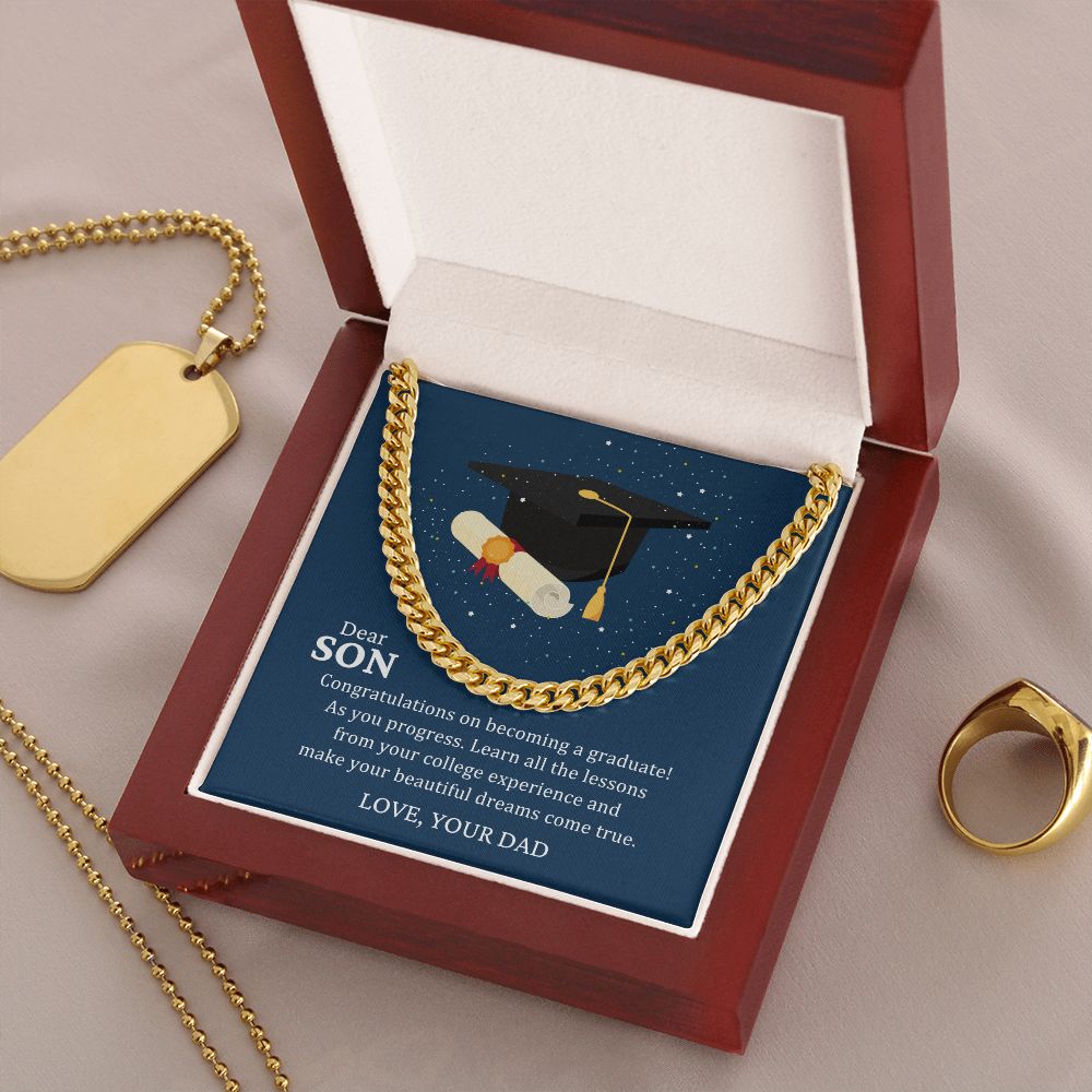 Son Gifts - Congratulations on becoming a graduate!