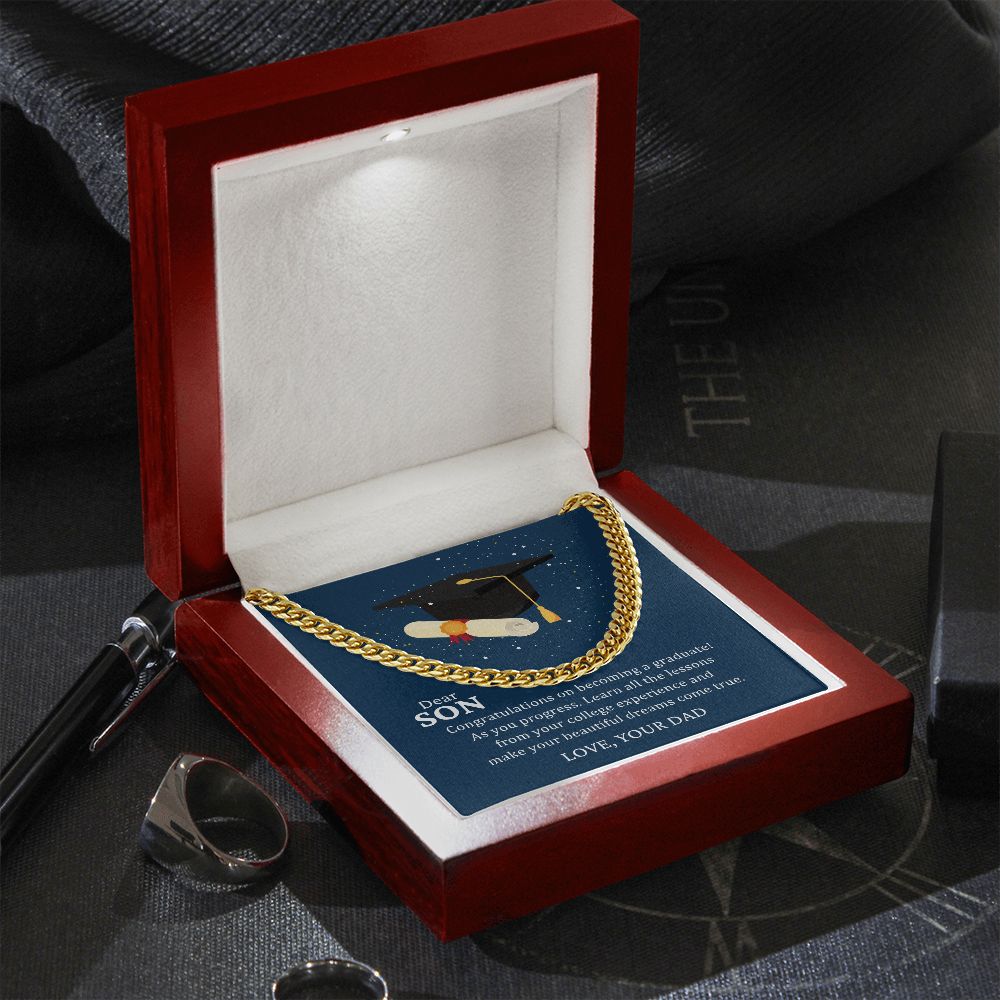 Son Gifts - Congratulations on becoming a graduate!