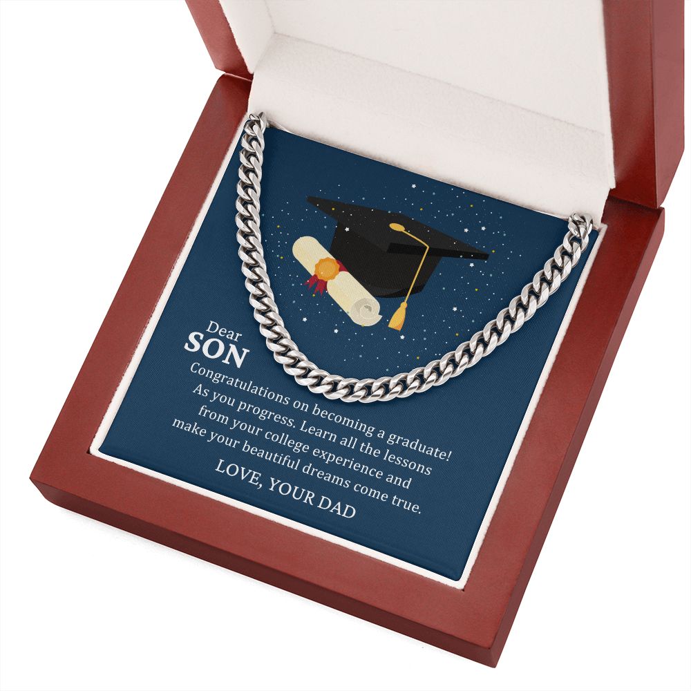 Son Gifts - Congratulations on becoming a graduate!