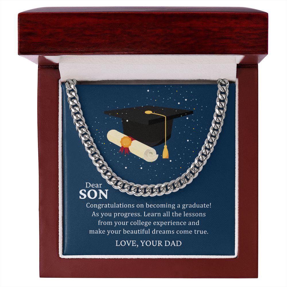 Son Gifts - Congratulations on becoming a graduate!
