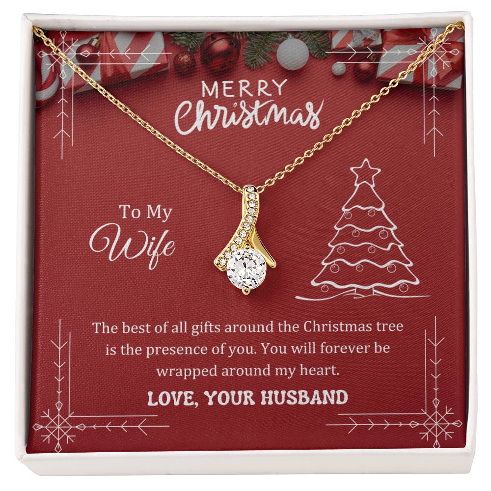 The best of all gifts around the Christmas tree is the presence of you, Alluring Beauty Necklace