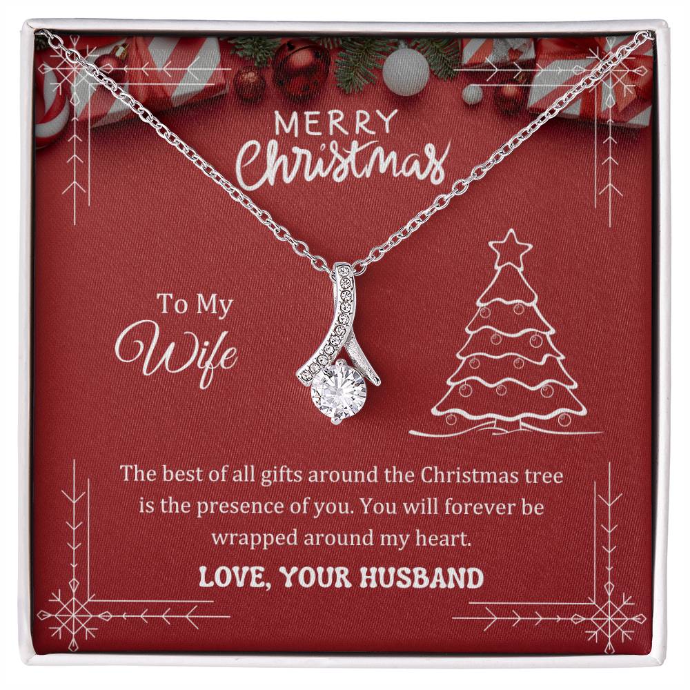 The best of all gifts around the Christmas tree is the presence of you, Alluring Beauty Necklace