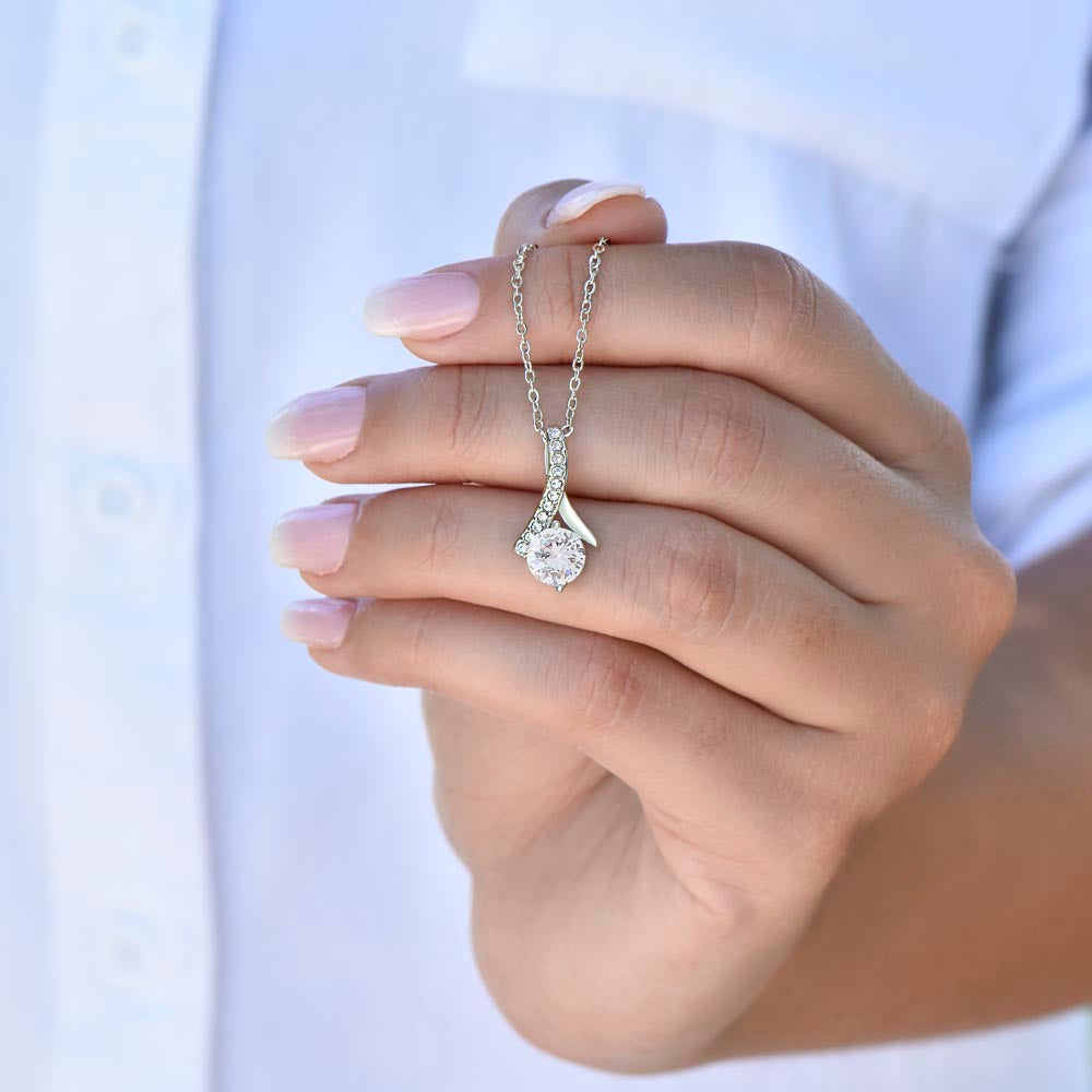 To Daughter, Alluring Beauty Necklace, As You Grow Older, You Become More And More Special To Me