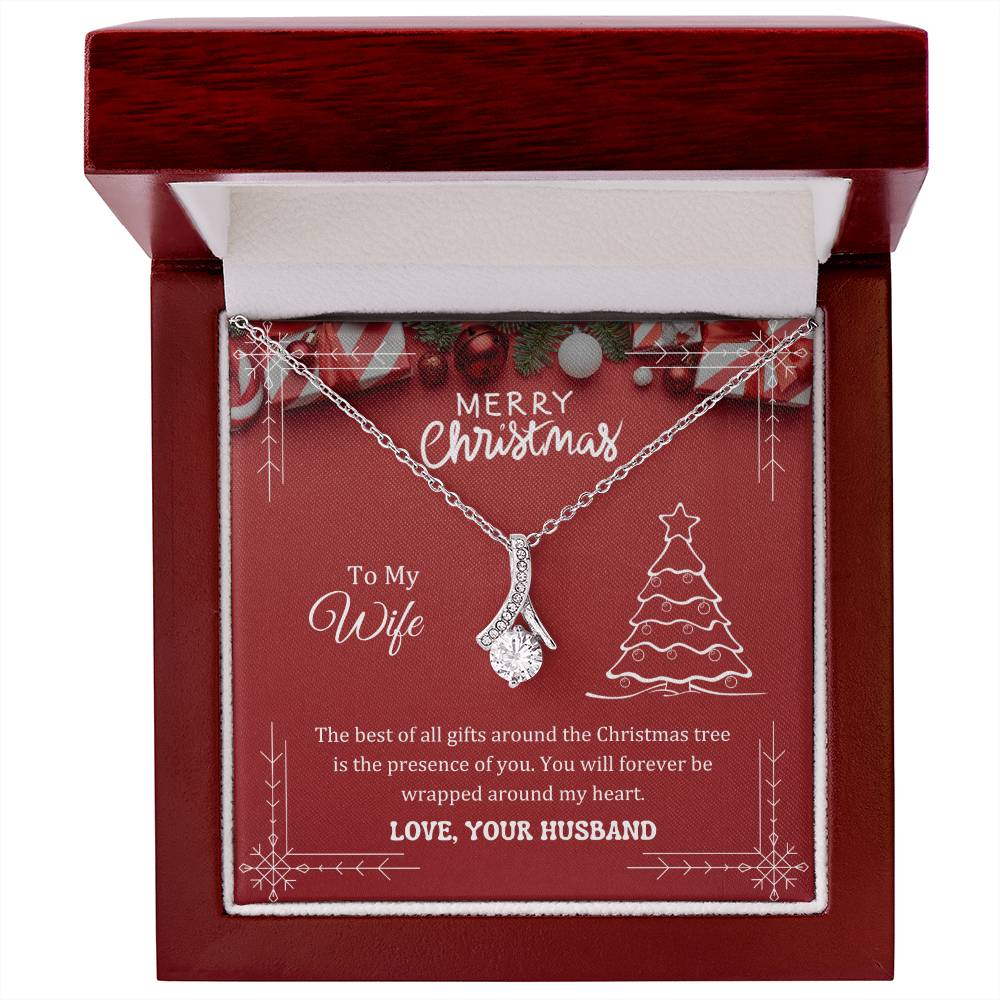 The best of all gifts around the Christmas tree is the presence of you, Alluring Beauty Necklace