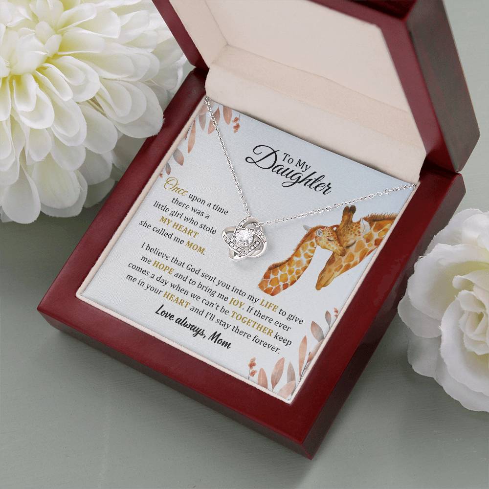 005 - TO DAUGHTER FROM MOM - LOVE KNOT NECKLACE