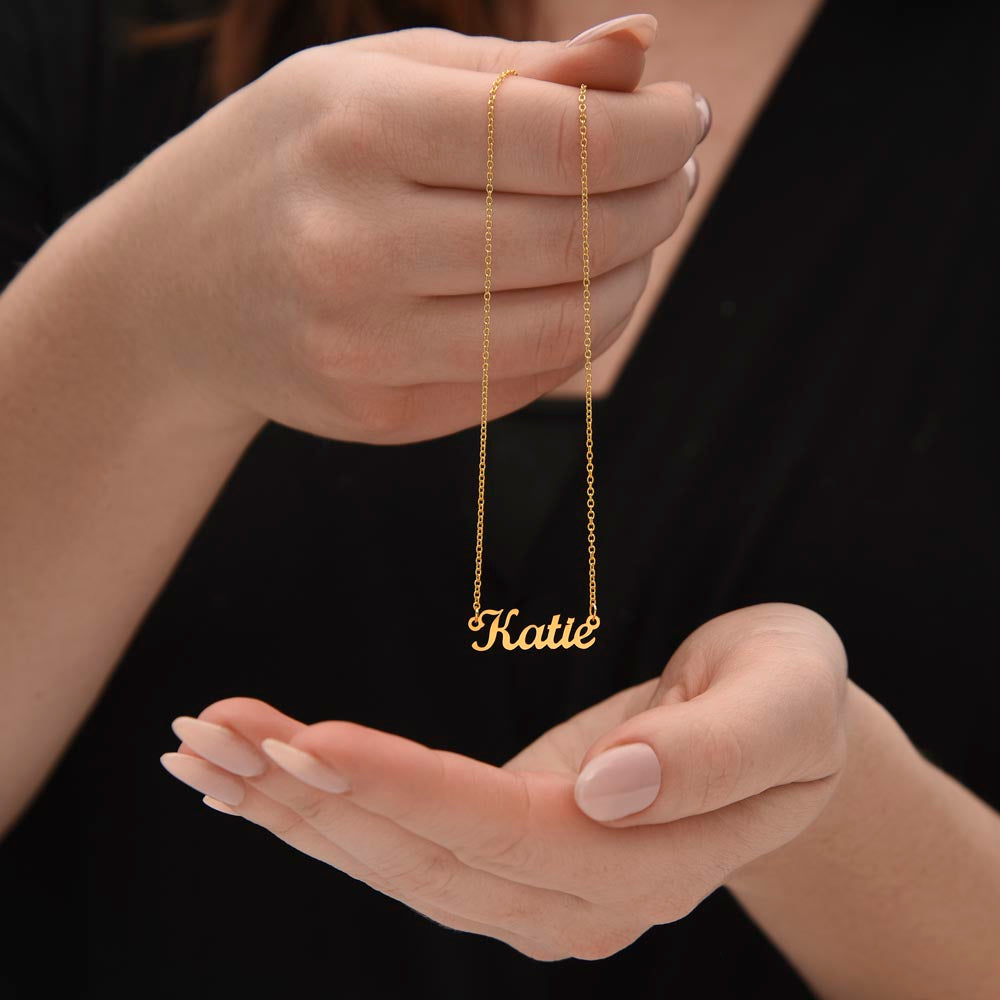 To Daughter, Custom Name Necklace, As You Grow Older, You Become More And More Special To Me