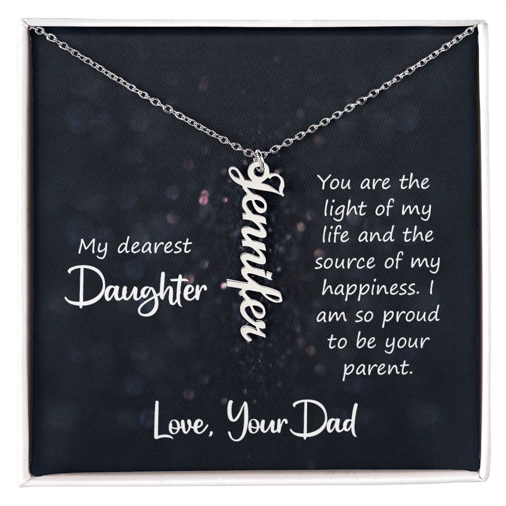 Daughter Gifts - You are the light of my life and the source of my happiness
