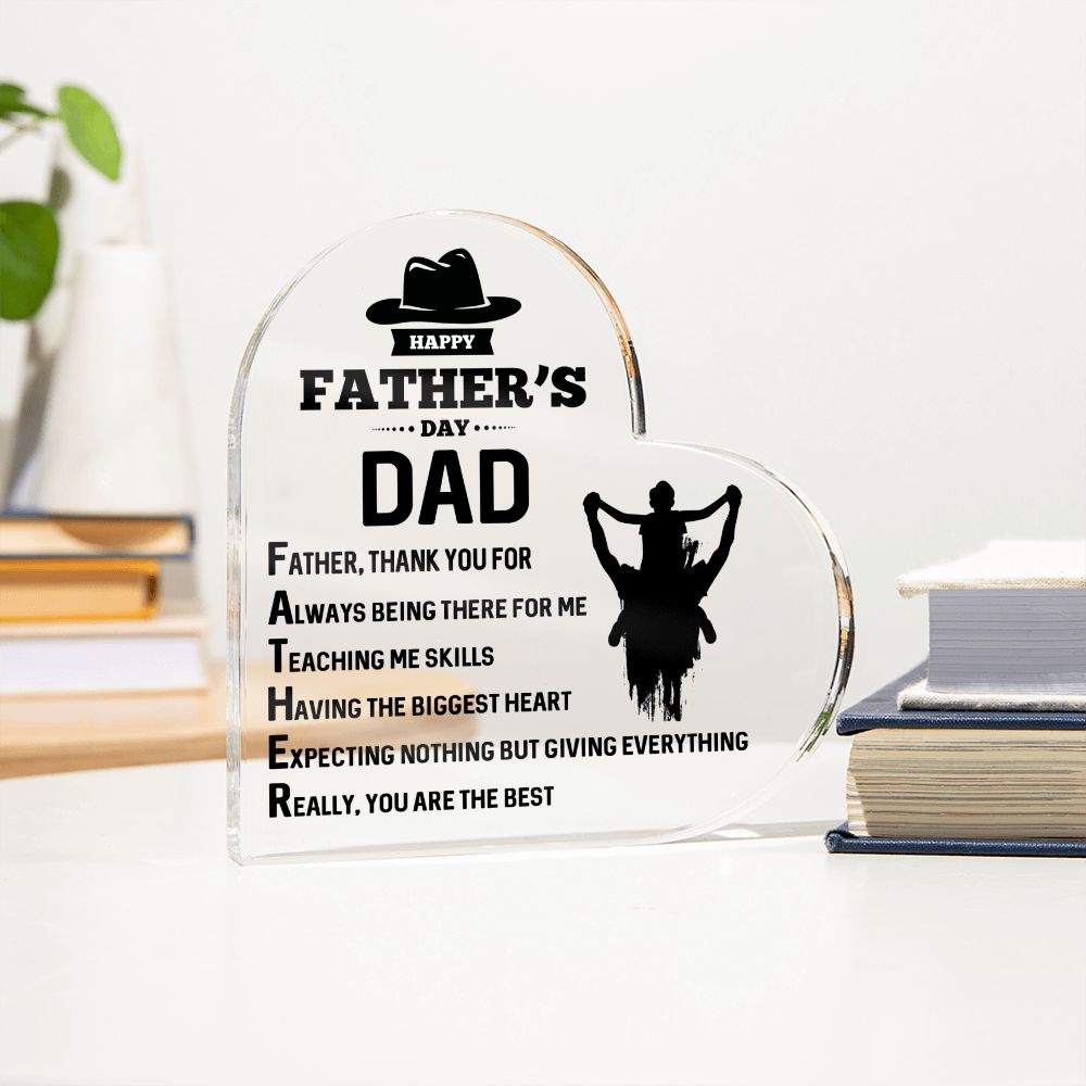 Dad Gifts - Father, thank you for always being there for me