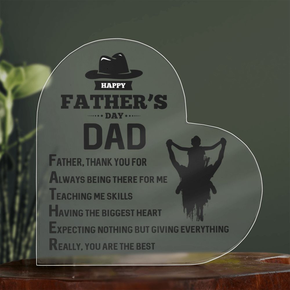 Dad Gifts - Father, thank you for always being there for me