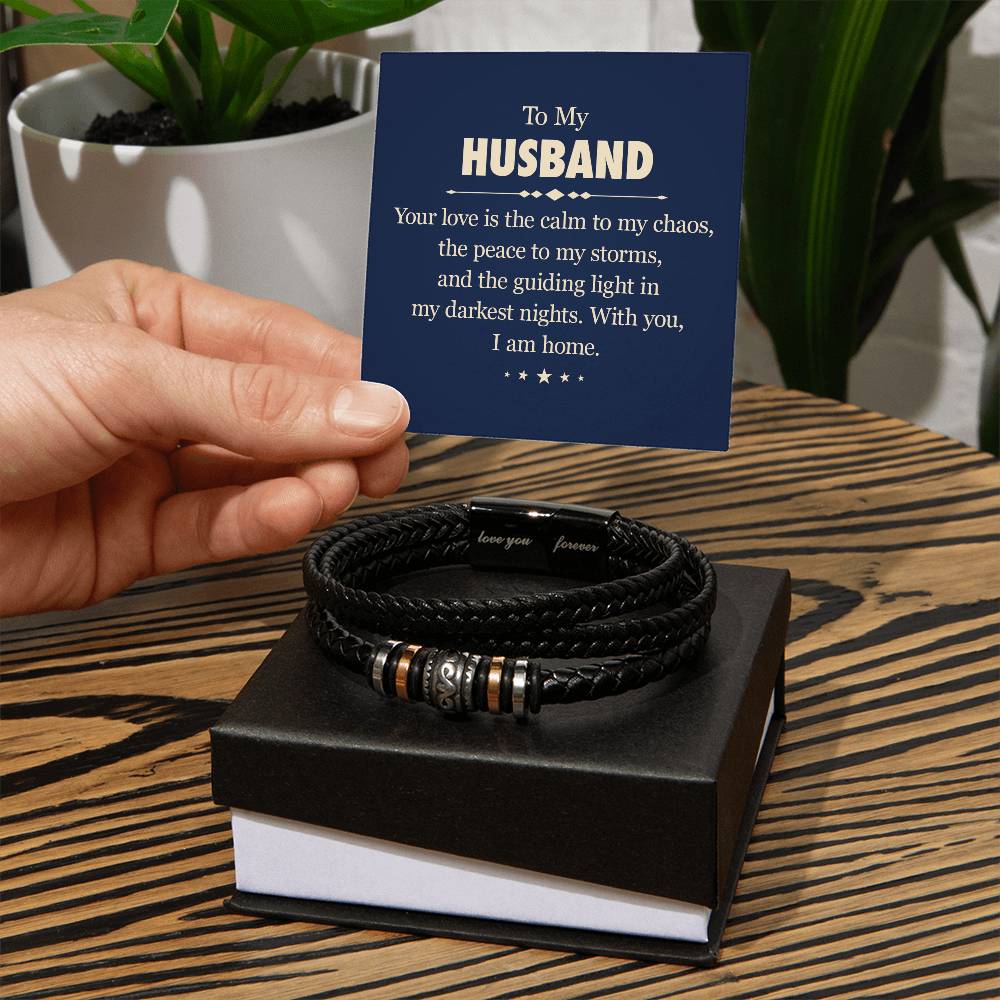 009 - TO HUSBAND FROM WIFE - LOVE YOU FOREVER BRACELET