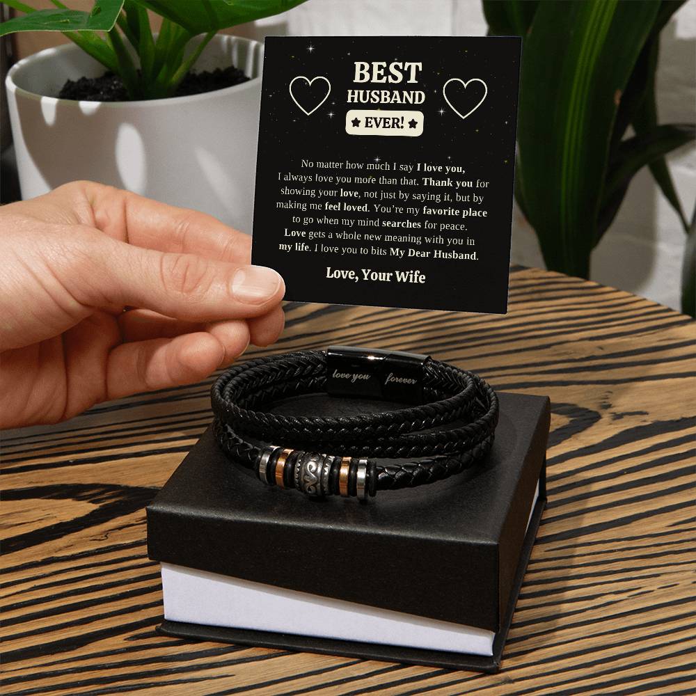 Husband Gifts - No matter how much I say I love you, I always love you more than that.