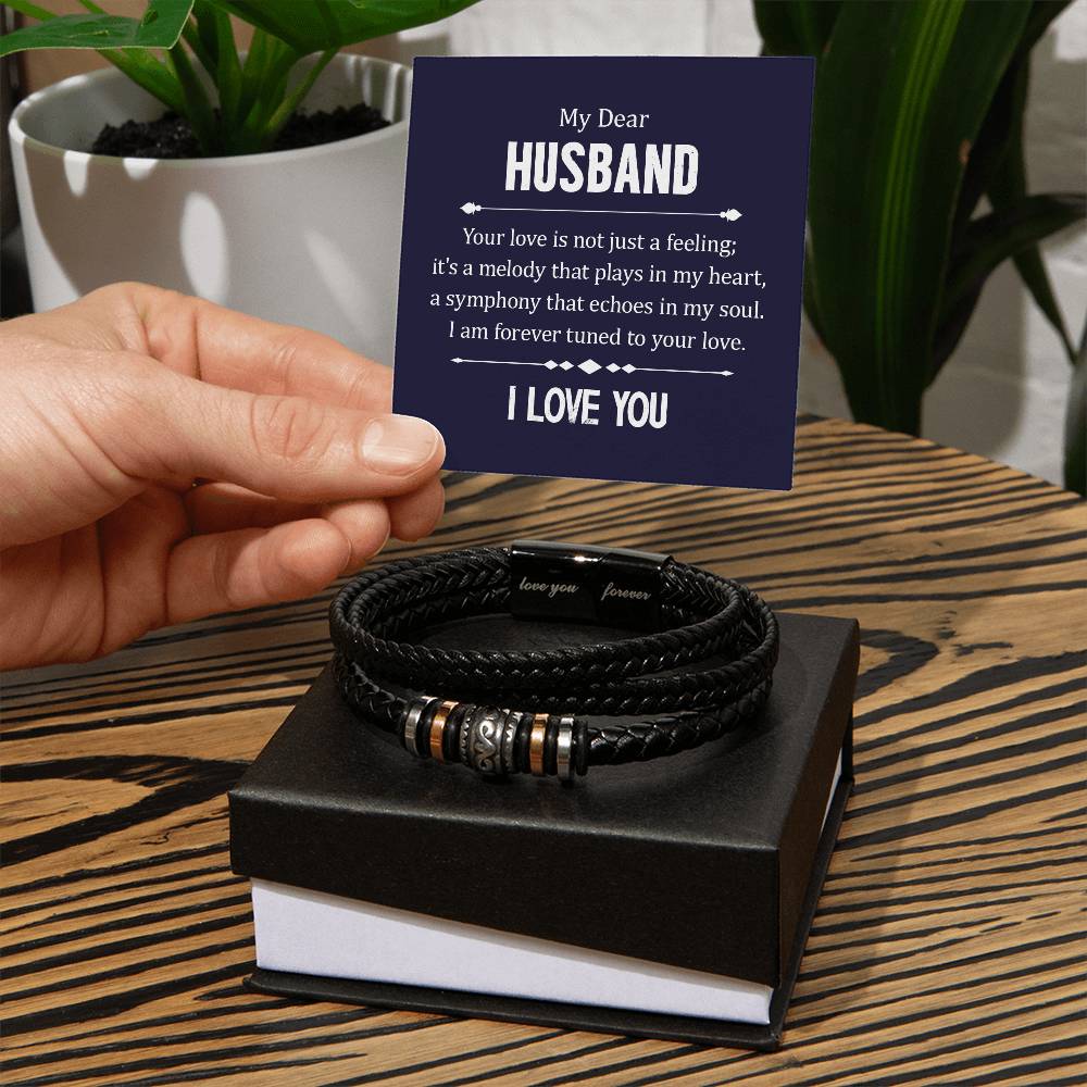 008 - TO HUSBAND FROM WIFE - LOVE YOU FOREVER BRACELET