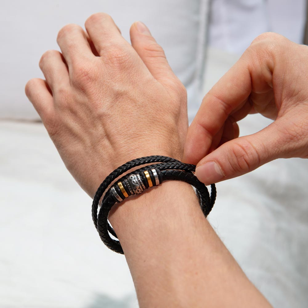 012 - TO DAD - LOVE YOU FOREVER BRACELET