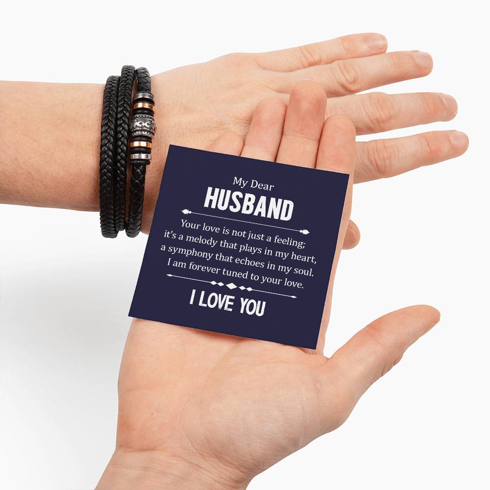 008 - TO HUSBAND FROM WIFE - LOVE YOU FOREVER BRACELET