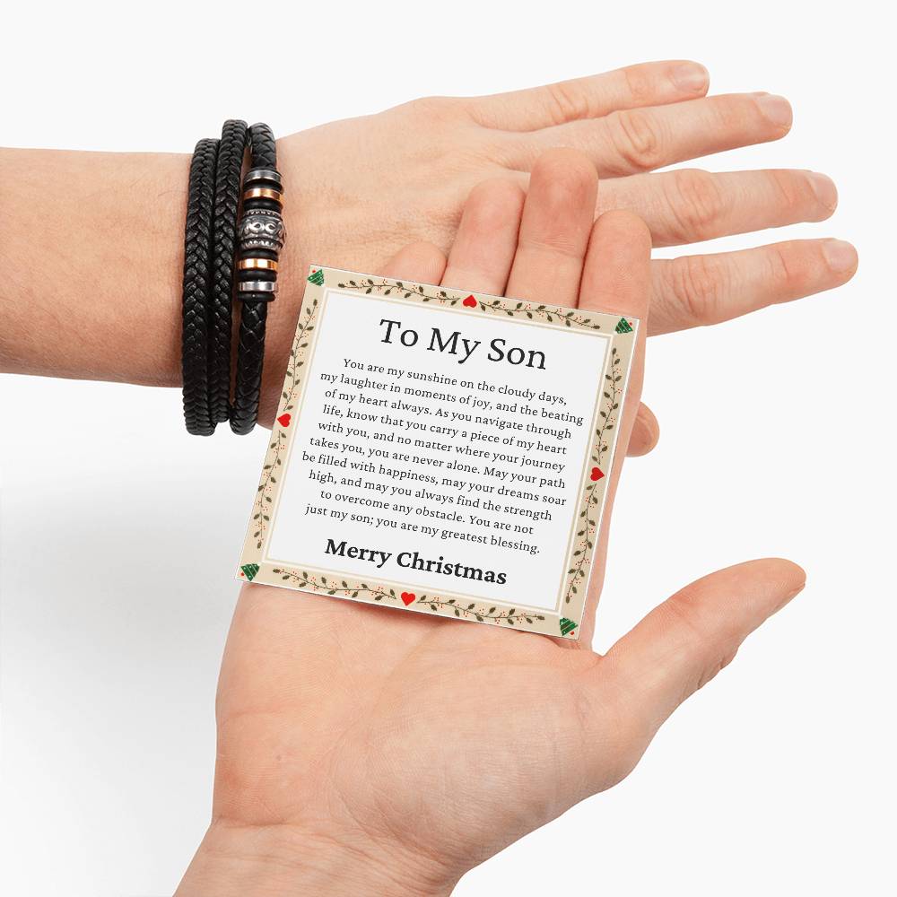 Christmas Gifts, Son Gifts, You Are Not Just My Son, You Are My Greatest Blessing, Love You Forever Bracelet