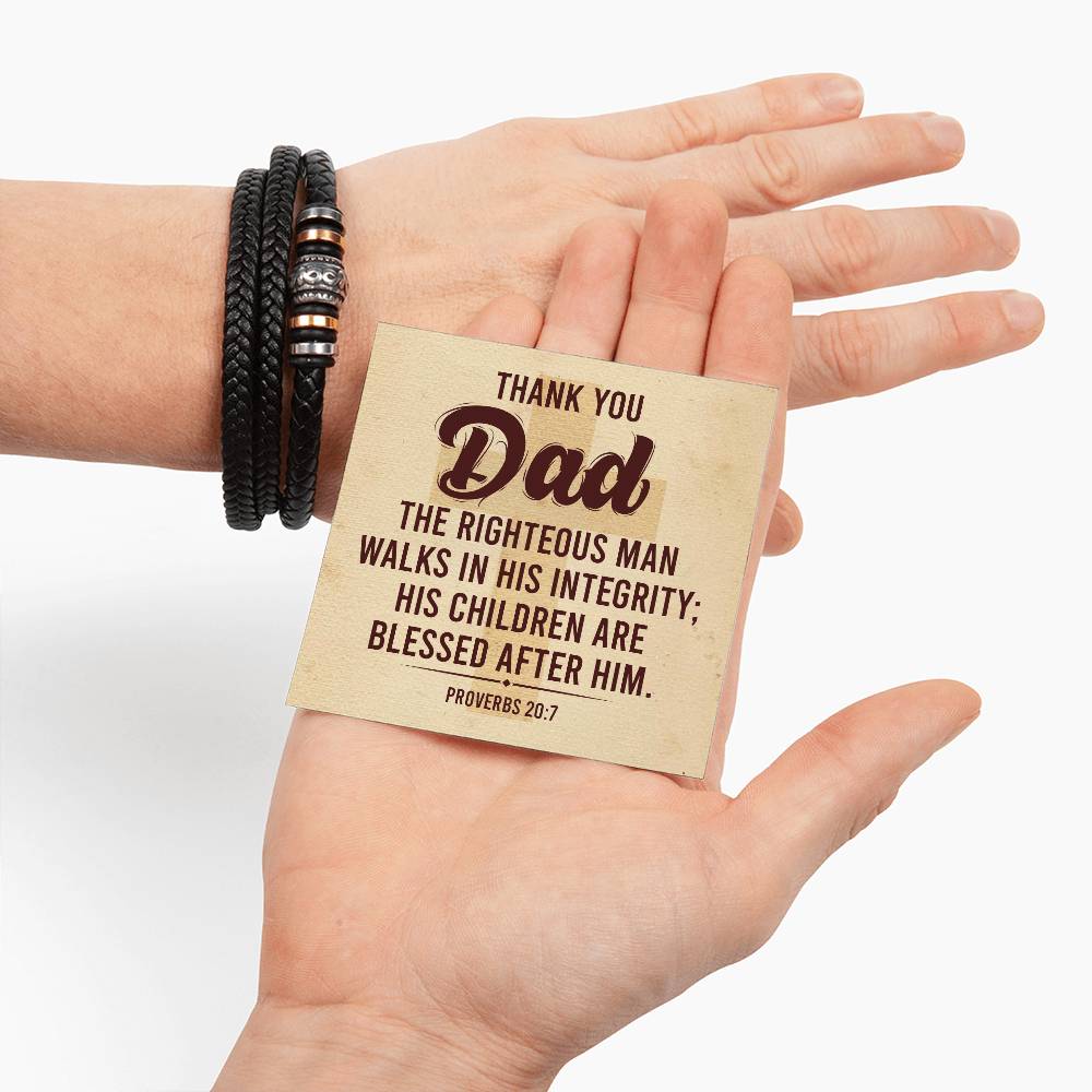 012 - TO DAD - LOVE YOU FOREVER BRACELET