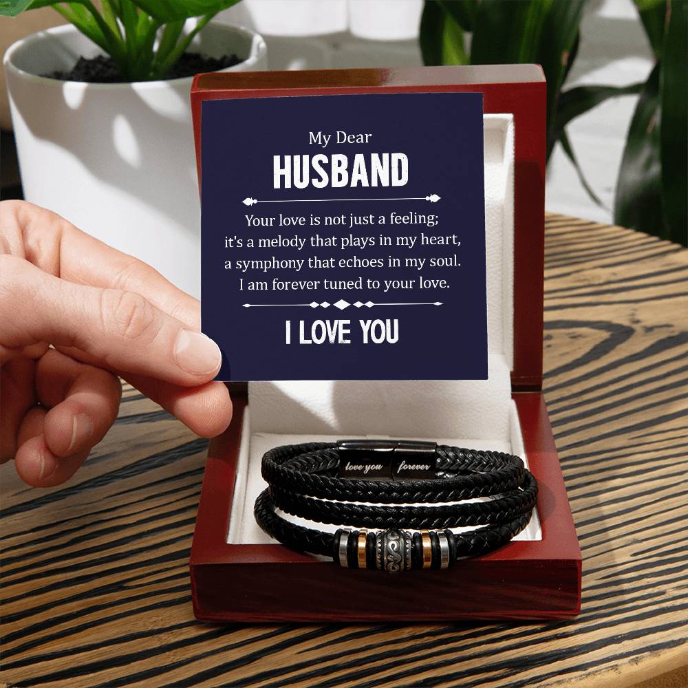 008 - TO HUSBAND FROM WIFE - LOVE YOU FOREVER BRACELET