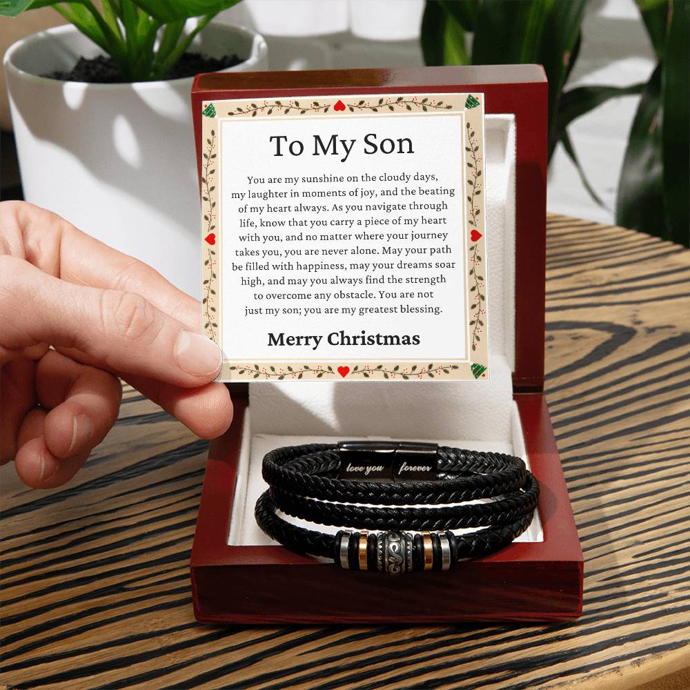 Christmas Gifts, Son Gifts, You Are Not Just My Son, You Are My Greatest Blessing, Love You Forever Bracelet