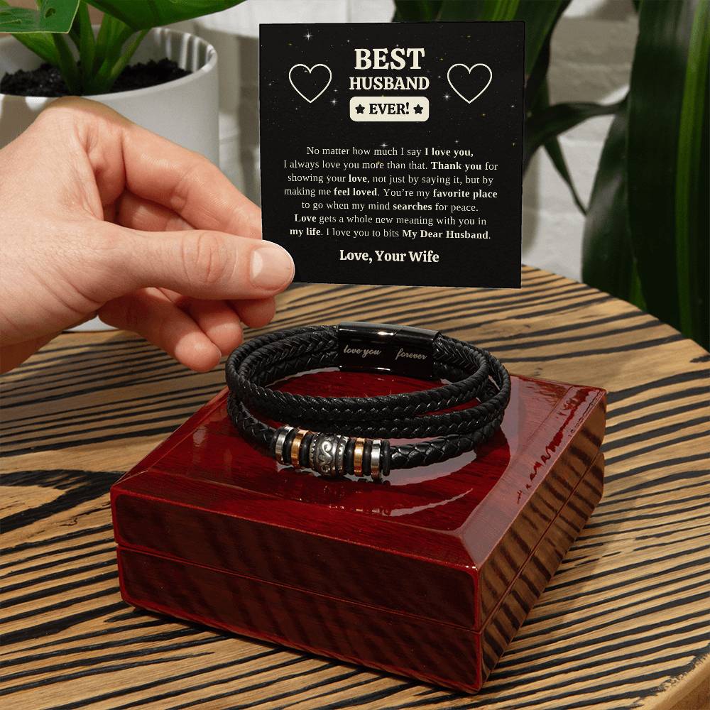 Husband Gifts - No matter how much I say I love you, I always love you more than that.