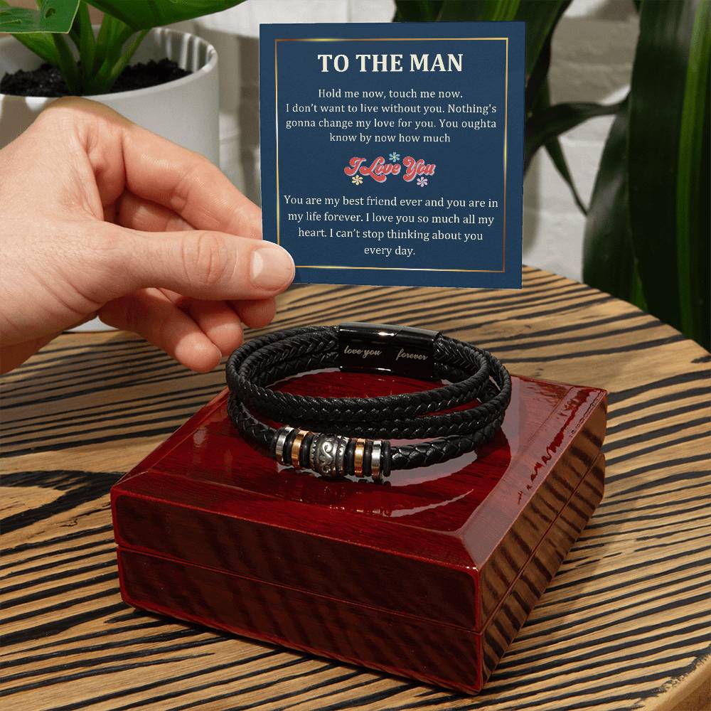 Husband Gifts - Hold me now, touch me now. I don't want to live without you. Nothing's gonna change my love for you.