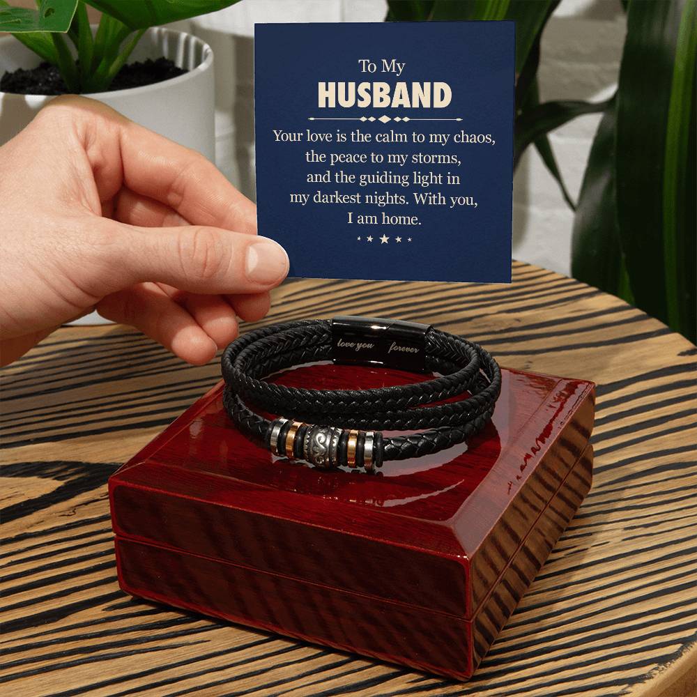 009 - TO HUSBAND FROM WIFE - LOVE YOU FOREVER BRACELET
