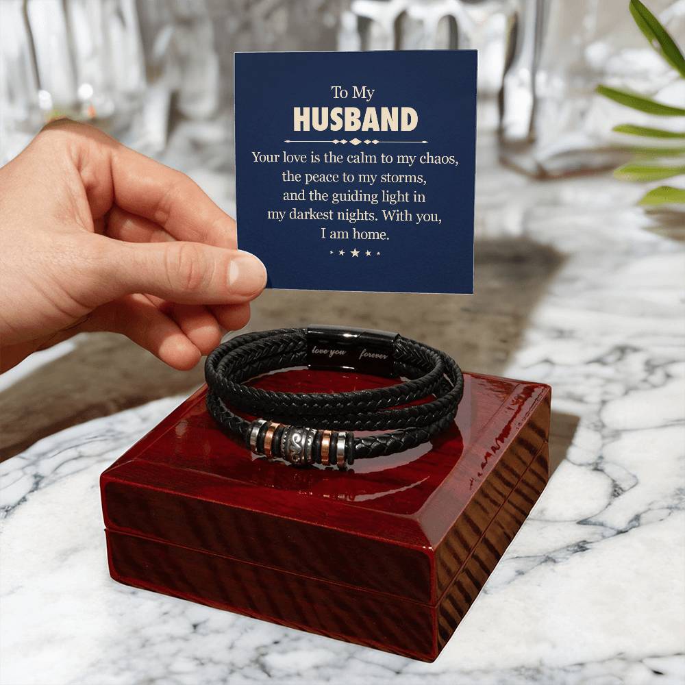 009 - TO HUSBAND FROM WIFE - LOVE YOU FOREVER BRACELET